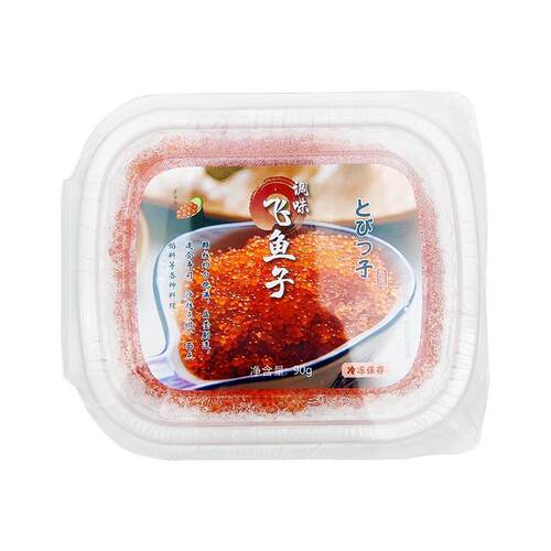 T寿司飞鱼籽 大粒红蟹籽即食红蟹子馄饨云吞水饺鱼子酱红鱼子100g