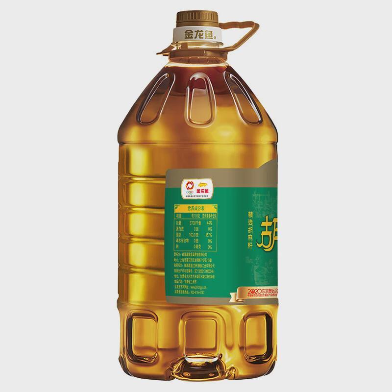 速发ii特香胡麻油 5L 大桶家用胡麻油 地道经典纯香 滴滴纯
