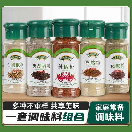 黑白胡椒粉面烧烤调料组合
