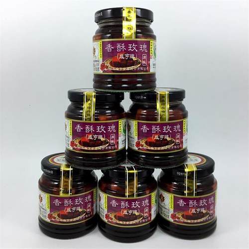 正宗咸亨香酥玫瑰腐乳258g