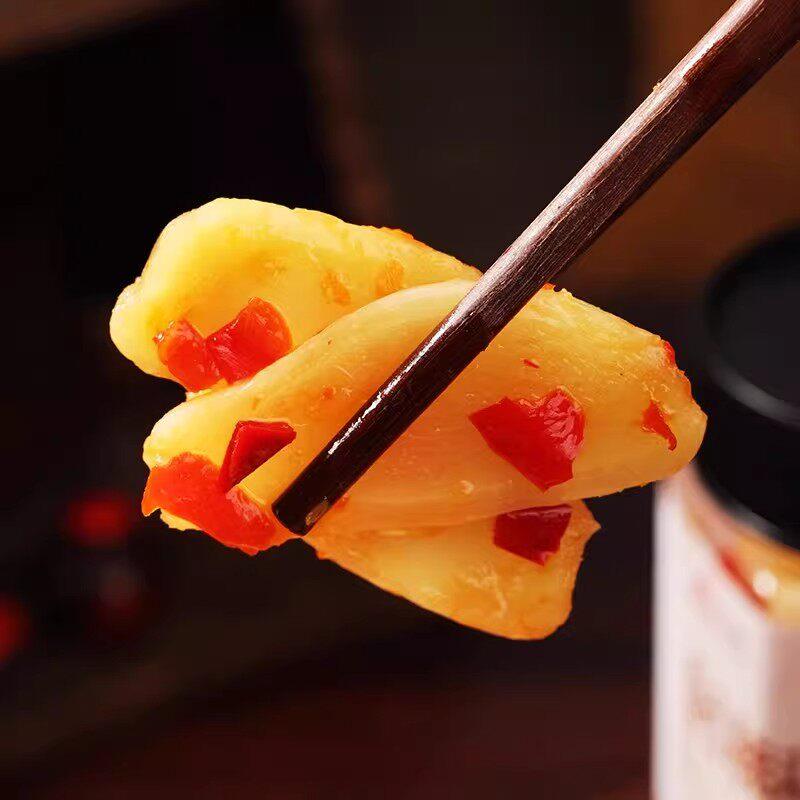 湖南特产剁椒生姜片即食农家自制酸辣泡姜嫩姜腌制仔姜下饭菜泡菜