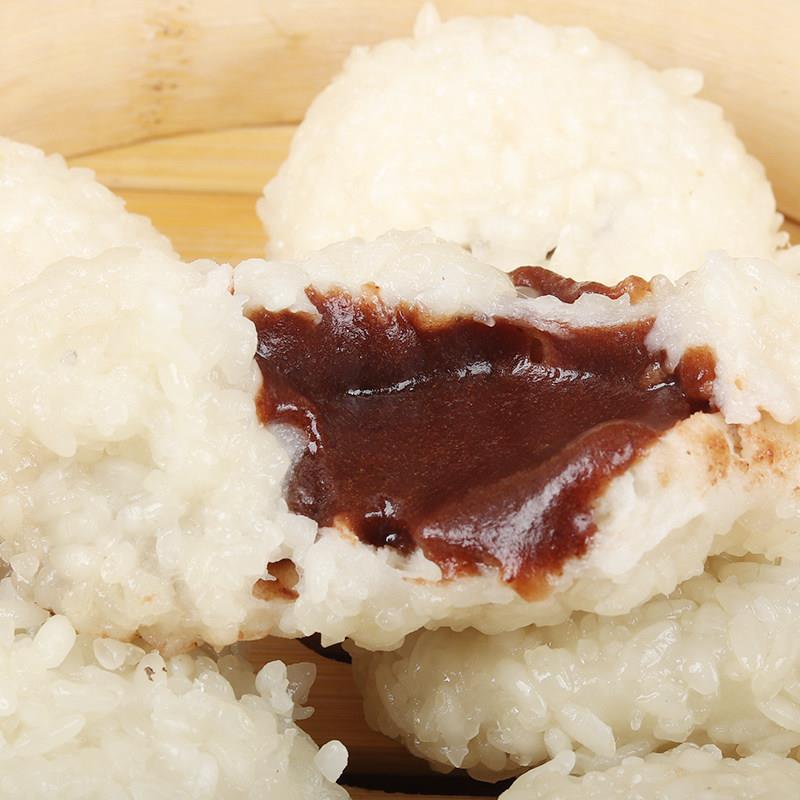 新货宁波手工糯米团子豆沙糯米团子糍粑糯米丸子早餐半成品糯叽叽