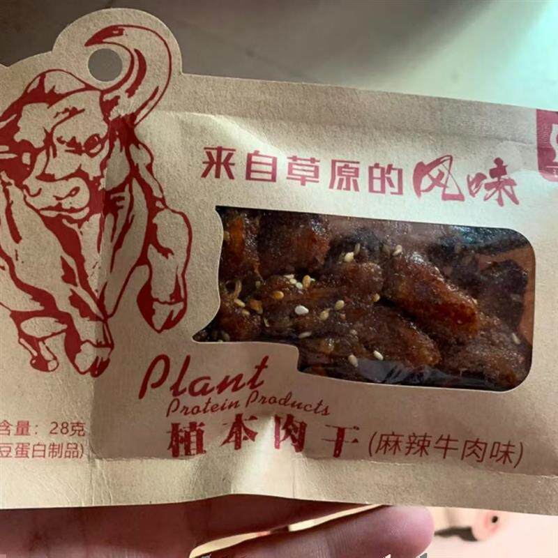 约味手撕香辣牛排素肉零食