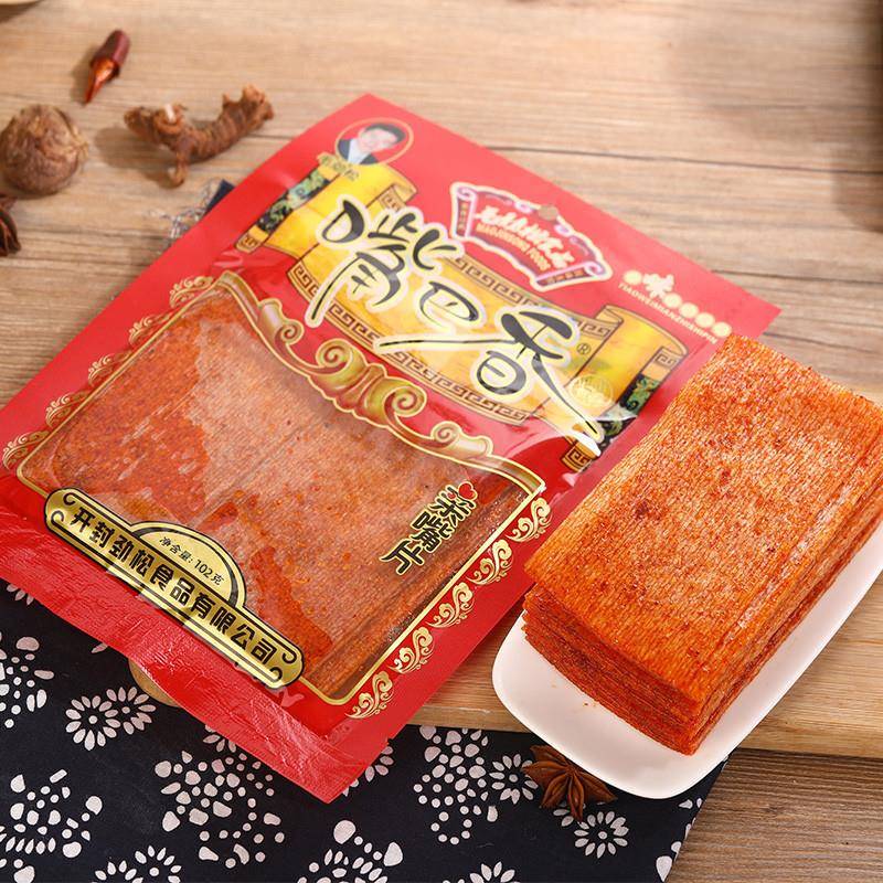 嘴巴香辣片亲嘴片辣条老式香大辣片小零食解馋辣的小吃休闲食品