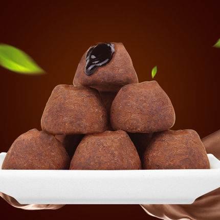 法国进口乔慕truffles松露巧克力原味70%黑巧铁罐装(代可可脂)