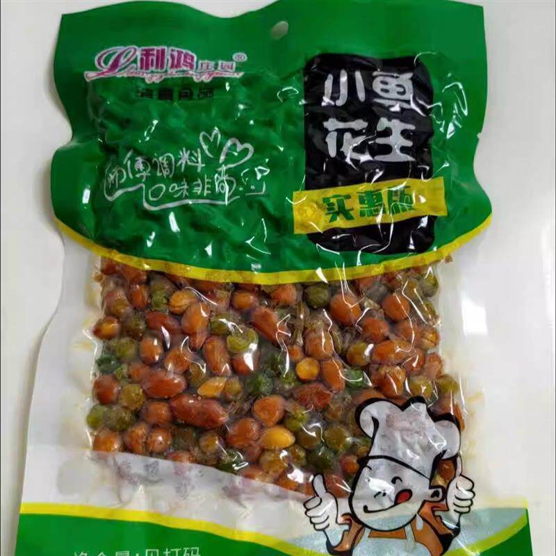 利鸿庄园小鱼花生200克开袋即食鱼干烧烤饭店同款1斤5斤装下酒菜