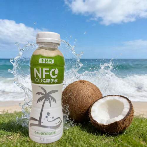 新货中林牌纯椰子水350mlx12瓶饮料椰子汁非浓缩夏季饮品椰青果汁