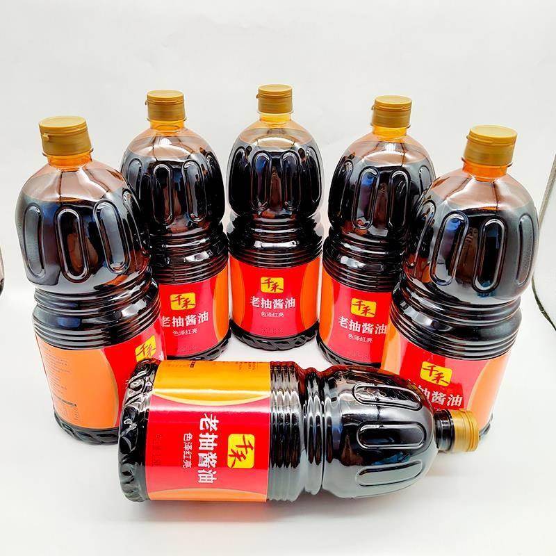 千禾老抽酱油1.8L餐饮大桶装老抽酱油千禾老抽红烧上色酿造酱油
