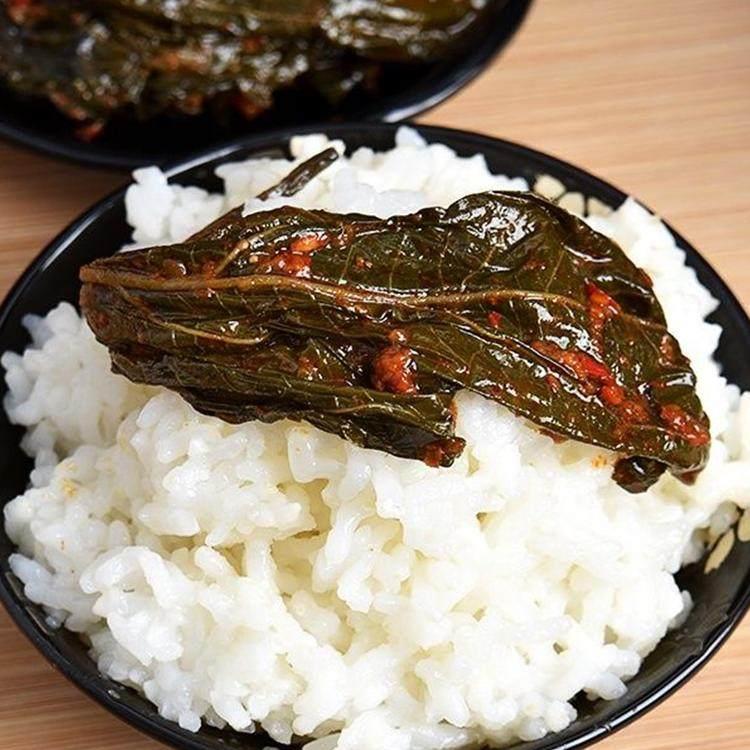 苏子叶咸菜北韩延边族咸菜韩国紫苏叶泡菜东北咸菜大全下凡酱菜
