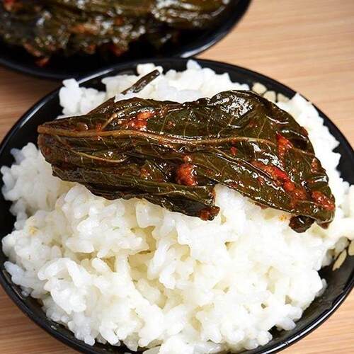 苏子叶咸菜北韩延边族咸菜韩国紫苏叶泡菜东北咸菜大全下凡酱菜