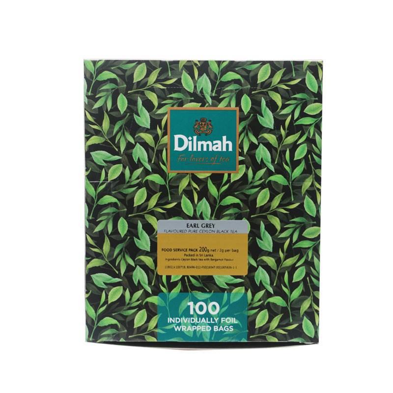 Dilmah迪尔玛伯爵红茶包100袋泡茶earl grey斯里兰卡进口烘焙原料
