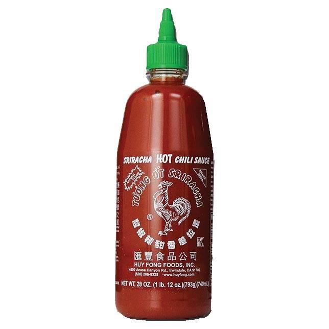 美国汇丰sriracha红公鸡是拉差辣椒酱甜辣香辣酱健身美味蘸料酱