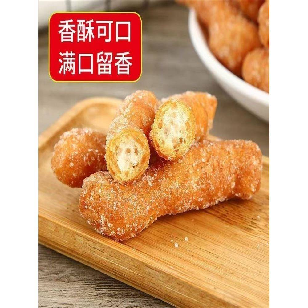 姜米条老式500g老味雪花条手工休闲办公零食休闲油精果