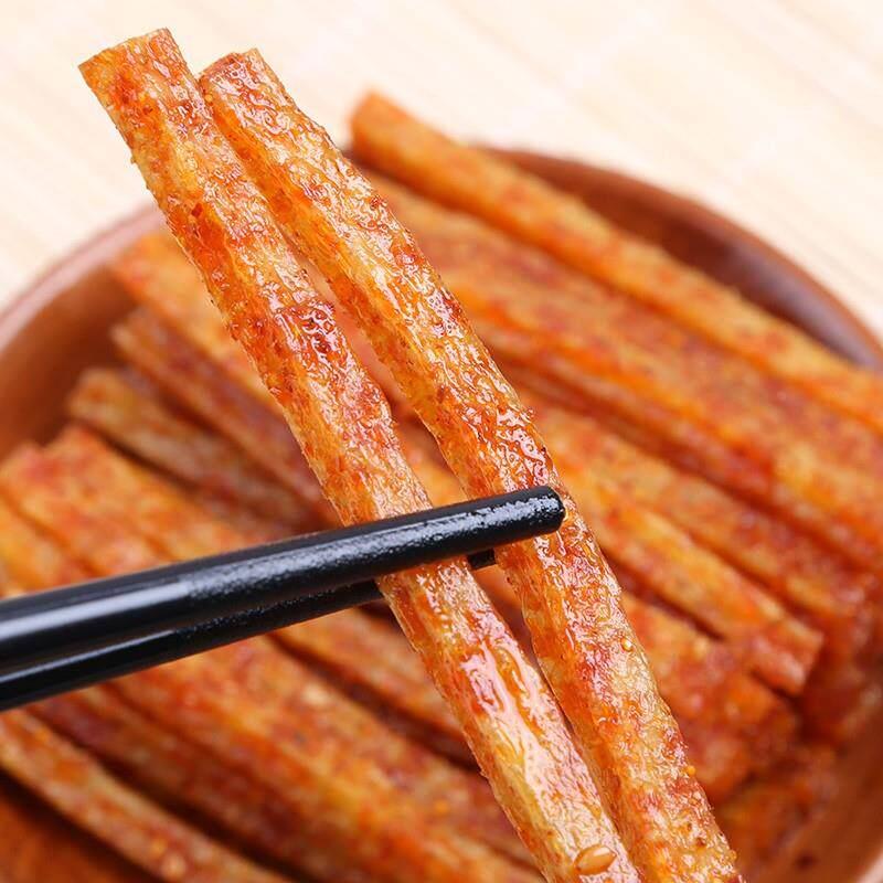 湖南特产玉峰吱吱香辣条8090后儿时怀旧麻辣16g零食面筋素食小吃