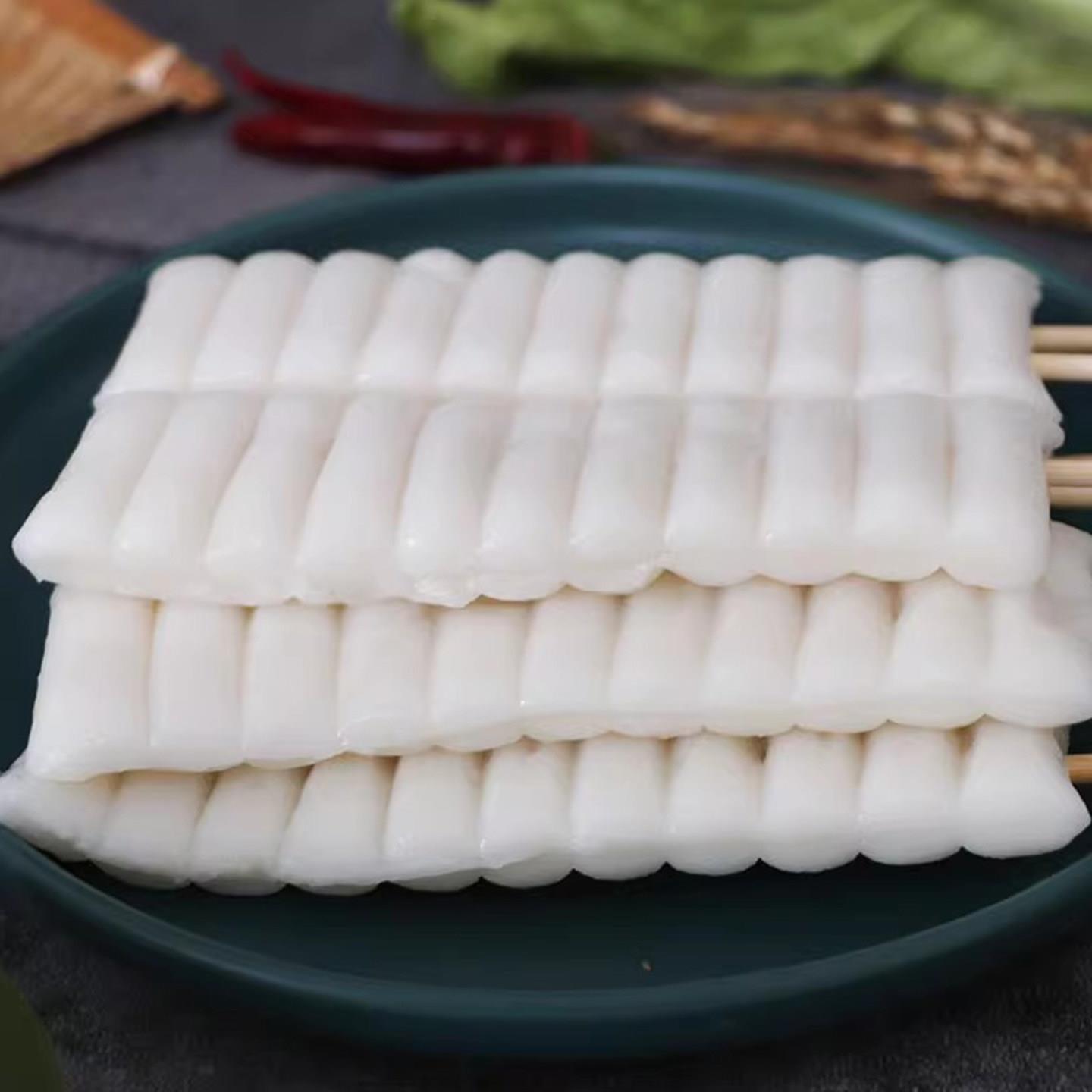 新货脆皮年糕排商用冷冻半成品煎油炸烧烤食材水磨年糕条年糕片串