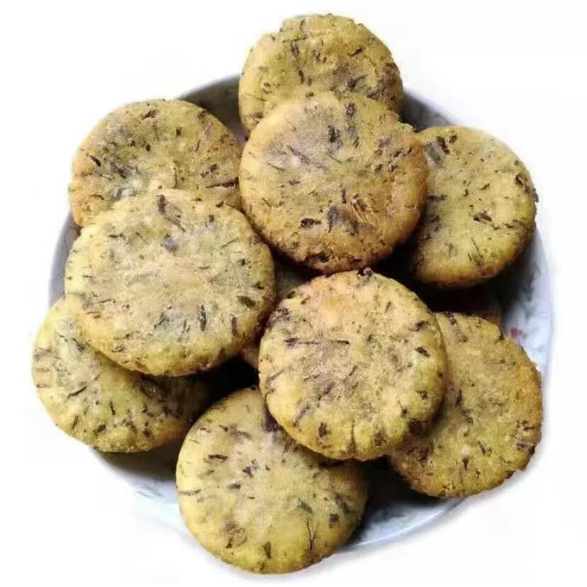 新货【12块装】安徽六安特产新鲜蒿子粑粑500g装手工米面粑粑蒿子