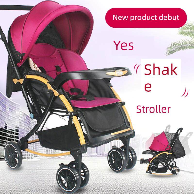 宝宝好C3婴儿推车多功能摇篮可坐可躺轻便简易可折叠换向婴儿车同