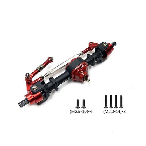 莽牛1/12MN78 MN82 LC79新款99s遥控车配件升级改装件金属前后桥A
