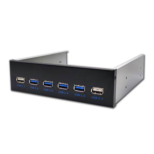 USB3.0前置面板光驱位2口4口5口6口19针转usb3.0或USB2.0HUB扩展同人AI
