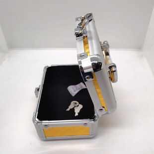 金色唢呐哨片盒铝合金哨盒嘴子盒唢呐哨子盒哨片盒叫子盒唢呐