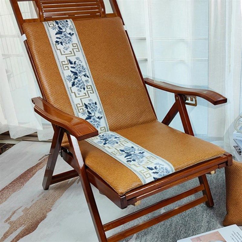 夏季凉席躺椅垫子加厚藤席冰丝摇椅垫夏天午睡折叠椅子垫懒人椅垫,居家布艺,椅垫,淘宝优惠券,粉丝福利购,淘宝优惠卷