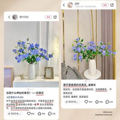 蓝雪仿真假客厅摆设艺高端餐桌摆装饰仿生