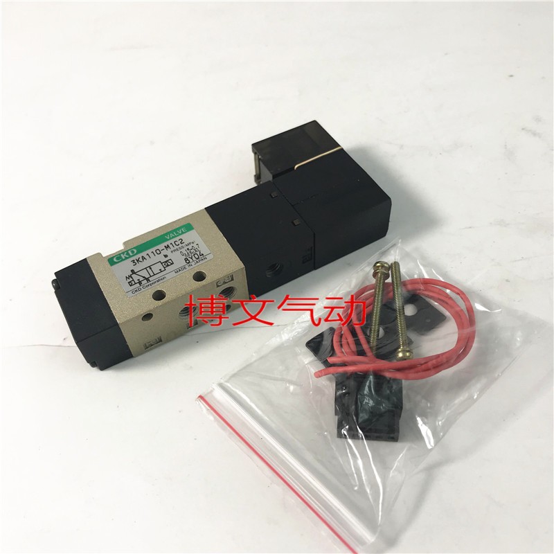 CKD电磁阀3KA110-MIC2 M1C2换向阀AC220V DC24V