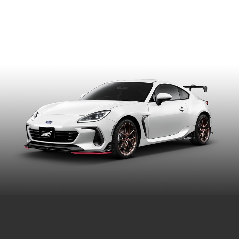 新款TI斯巴鲁BRZ改装包围侧裙包角挡泥条碳纤维尾翼挡泥条