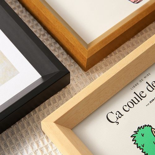 实木相框木质挂墙画框拼图复古油画框装裱摆台