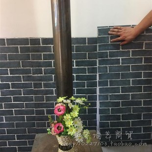 青砖灰砖仿古壁纸墙壁翻新装修自粘墙纸D立体饭店铺防水纸