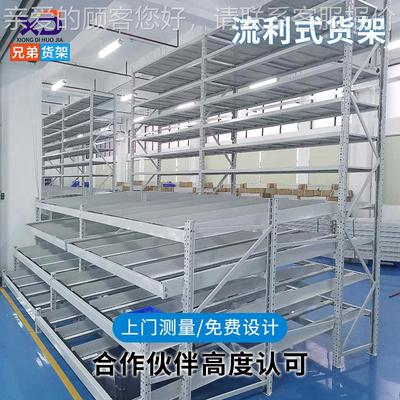 流架利货货架滑轨货架先进先591出仓储架重型货流流利条滚动利式