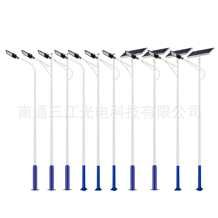 江苏南通6米LED太阳能路灯 厂家直销 30W40W50W-100WLED路灯