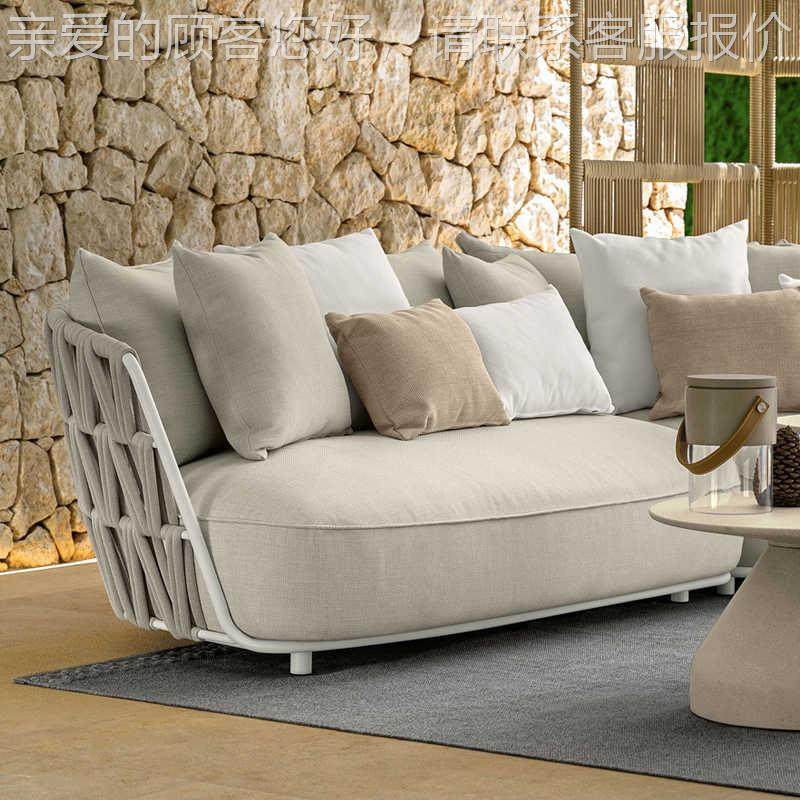 户外沙发291民庭院休闲防晒宿别墅铝合金水具花园露家天藤编沙发,住宅家具,户外沙发,淘宝优惠券,粉丝福利购,淘宝优惠卷