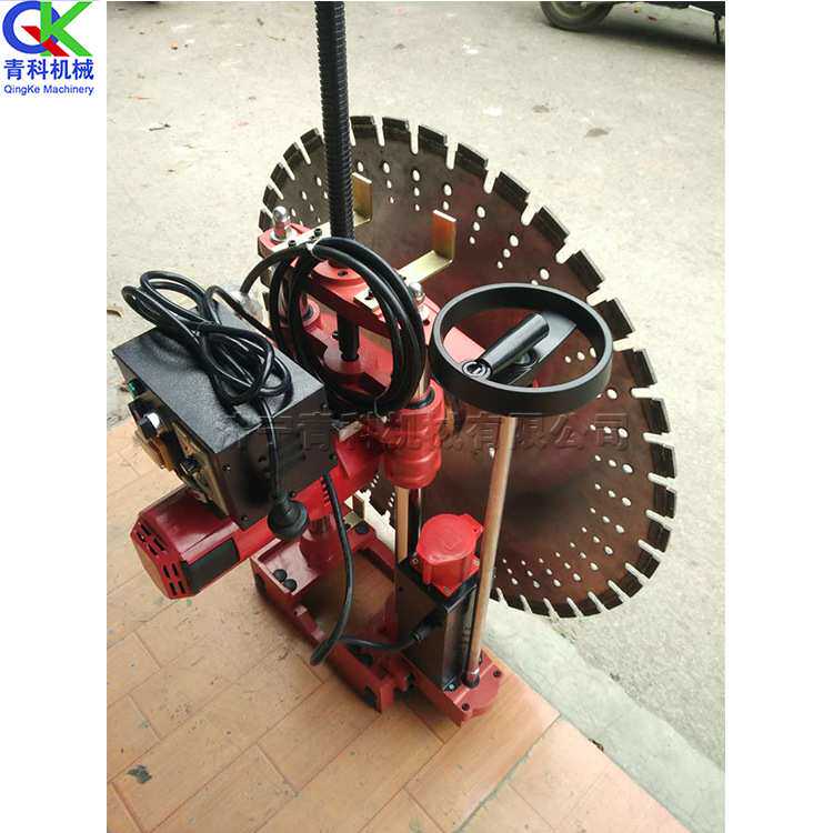 楼房破拆钢筋混凝土墙切割机 墙体开门洞切墙工具 800手动切墙机