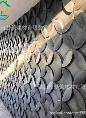 工业风清水预制混凝土装饰板  GFRC 外墙挂板 室内水泥灰艺术板