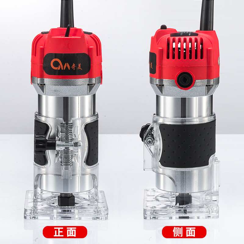 奇美修边机厂家6.35mm电木铣开槽机雕刻机开孔机电动工具家用全铜