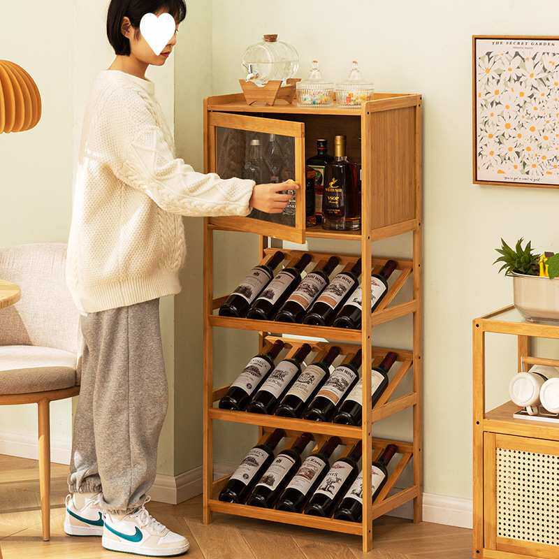 红酒架子置物架家用小酒柜酒格子吧台展示架放酒装