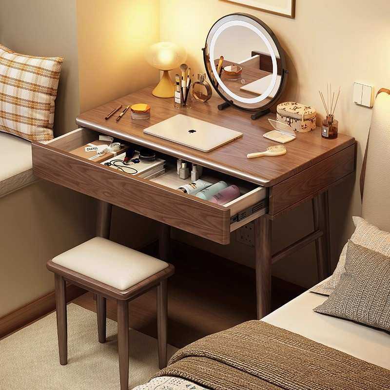 实木梳妆台卧室现代简约化妆桌家用小户型化妆台带抽屉柜和化妆凳,鲜花速递/花卉仿真/绿植园艺,割草机/草坪机,淘宝优惠券,粉丝福利购,淘宝优惠卷