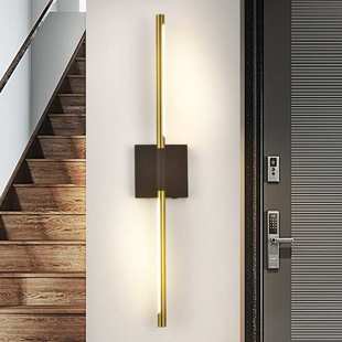 新款免接线充电壁灯带遥控免打孔壁灯长条客厅壁灯壁灯LED无极灯