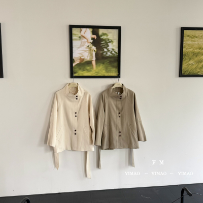 FEIMAO（YIMAO）-系休闲气质宽松新款高级感外套风衣(配腰带)2066