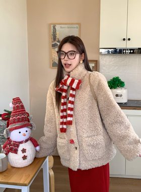 FEIMAO（YIMAO）-新款棉袄巨好看的棉衣夹棉保暖棉服短外套(配围