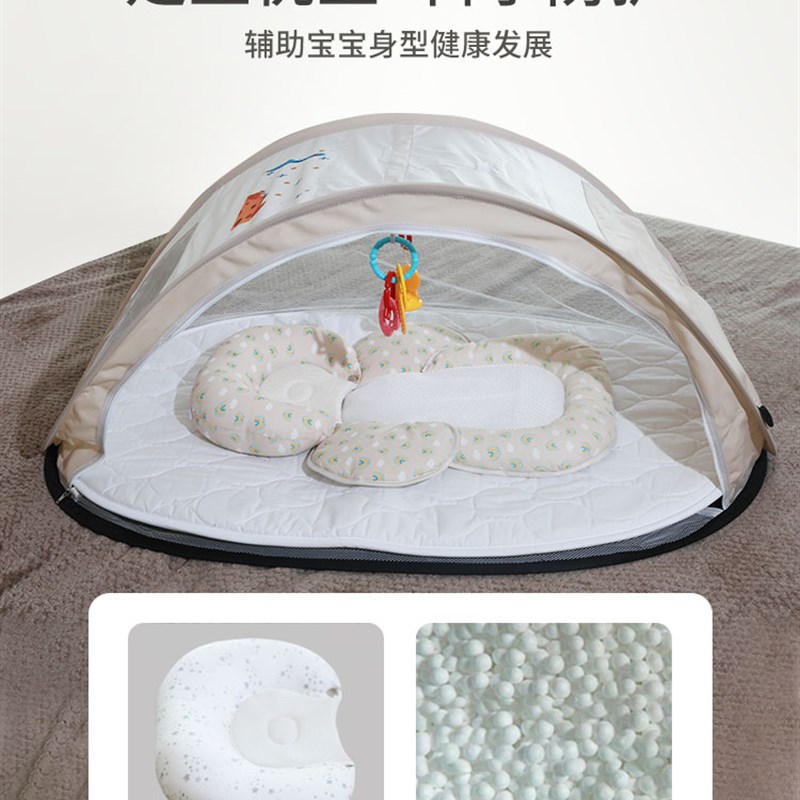 便携式床中床防误压婴儿床可折叠移动便携式多功能摇篮宝宝床