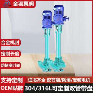 NL50-12单管双管液下泥浆泵 切割型无堵塞排污泵 池塘淤泥输送泵