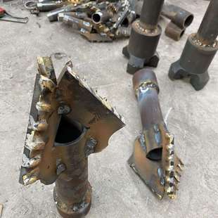 3尖合金钻头 水冲式打井专用钻头加厚