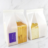 烘焙包装 吐司切片面包袋子个自封卷边牛皮纸面包袋 式