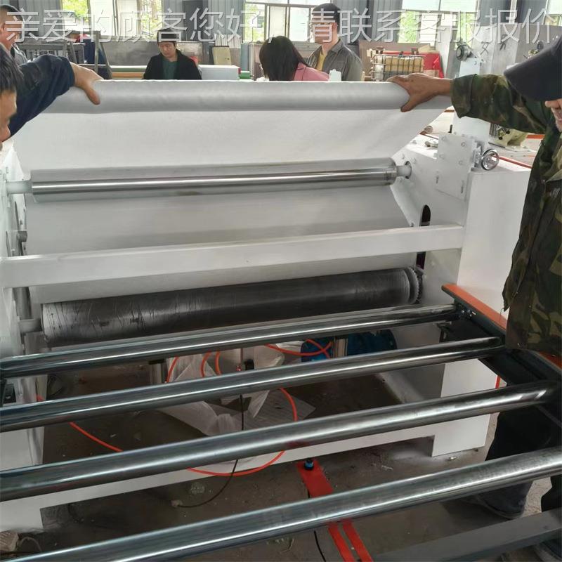 软包贴珍珠海绵PV发泡板贴皮革布C艺平贴机复合 木饰面EV机A热熔