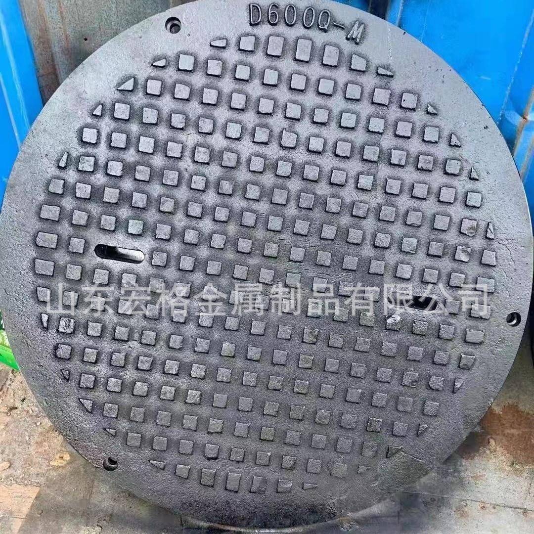 铸钢井盖-D500Z-P屏蔽型井盖密闭钢盖板钢格栅
