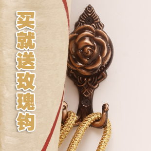 窗帘绑带一对装 北欧风格 窗帘扣环绑带轻奢窗帘绳子绑带欧式