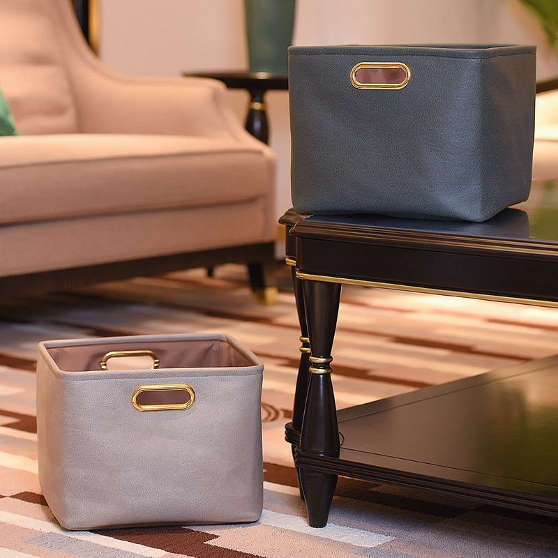 茶几收纳盒轻奢杂物整理化妆品收纳篮客厅桌面下零食收纳筐储物箱,收纳整理,桌面收纳盒,淘宝优惠券,粉丝福利购,淘宝优惠卷