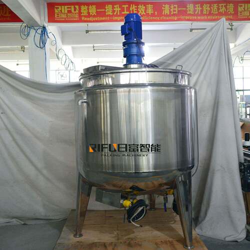 玫拌瑰酱RFJ-1000食品1吨加热搅罐 膏体花酱料加热机搅拌械设备